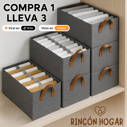 Organizadores de Ropa Plegables (Comprá 1 y lleváte 3)