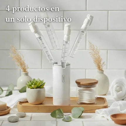Dispensador portátil 4 en 1