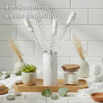 Dispensador portátil 4 en 1