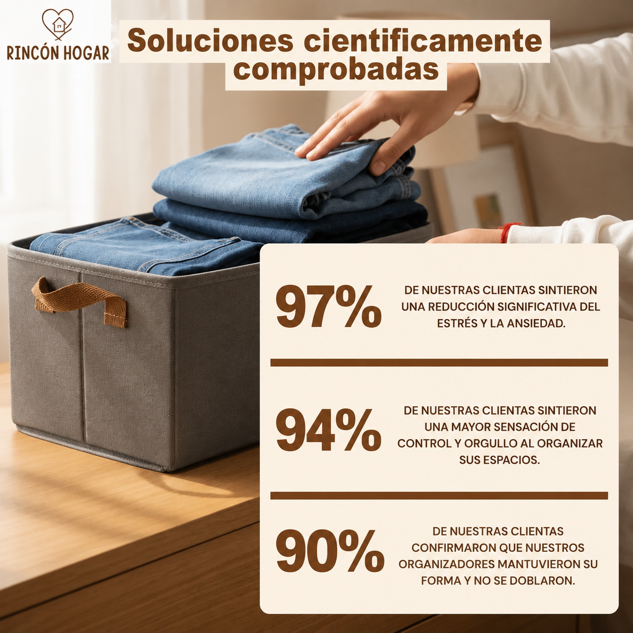Organizadores de Ropa Plegables (Comprá 1 y lleváte 3)