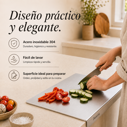 Tabla de Acero Inoxidable 304 (50x40)