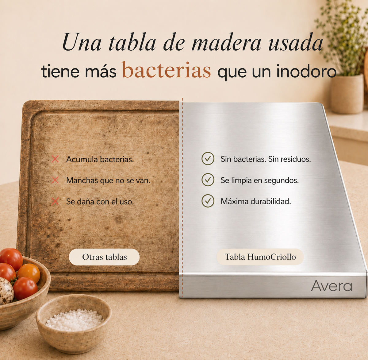Tabla de Acero Inoxidable 304 (50x40)