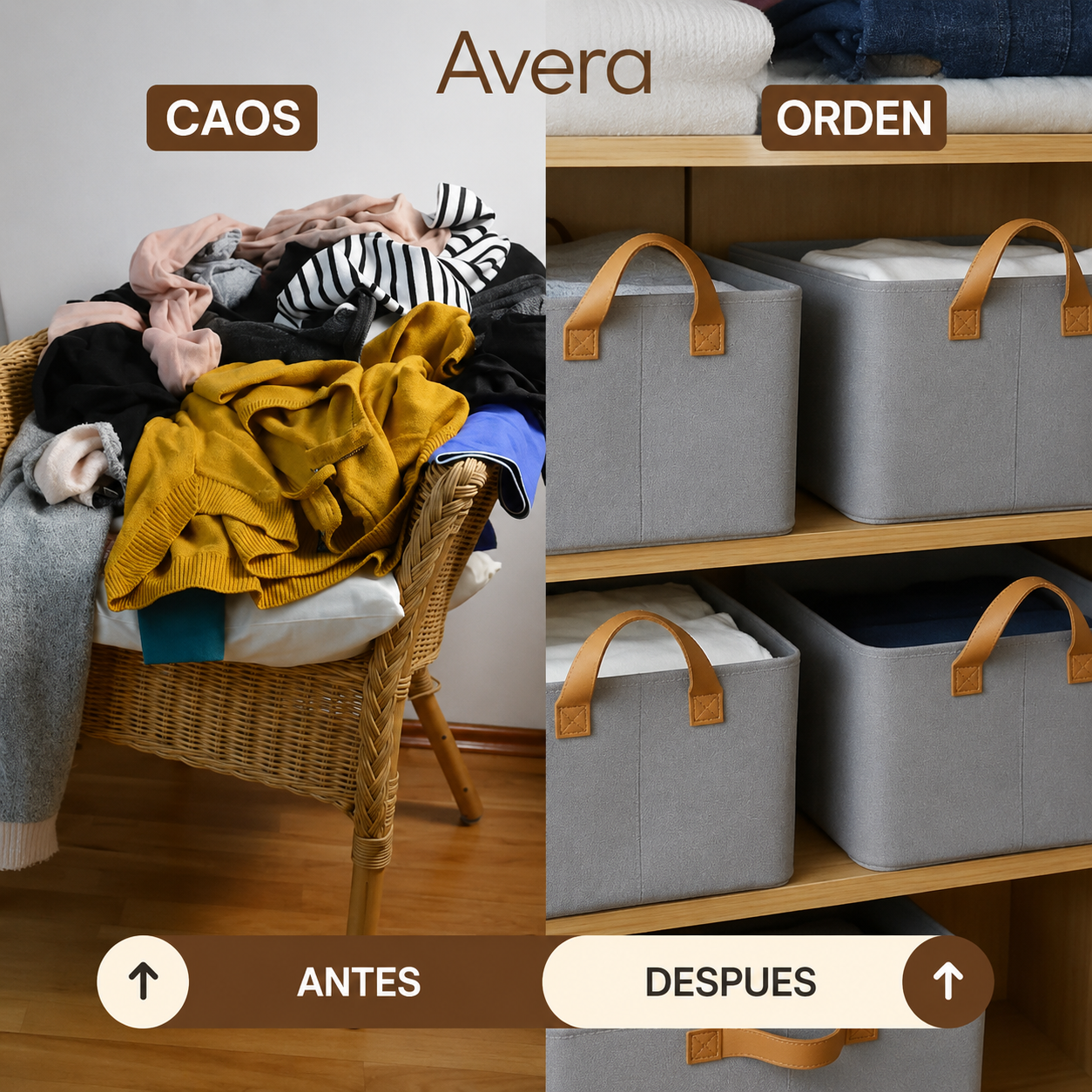 Organizadores de Ropa Plegables (Comprá 1 y lleváte 3)