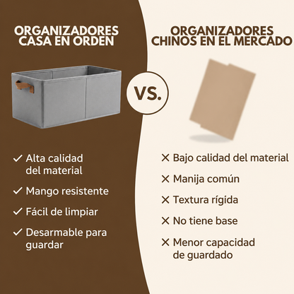 Organizadores de Ropa Plegables (Comprá 1 y lleváte 3)