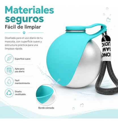 PetGo™ — Bebedero Portátil 2 en 1 para Mascotas