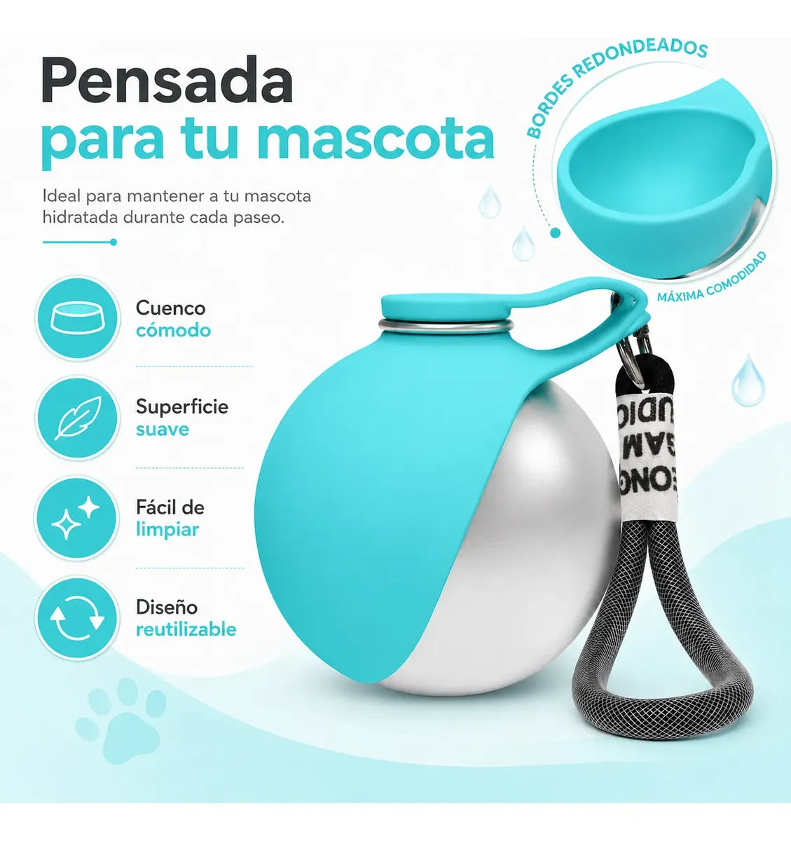 PetGo™ — Bebedero Portátil 2 en 1 para Mascotas