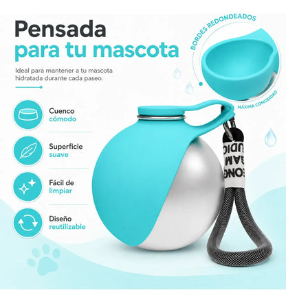 PetGo™ — Bebedero Portátil 2 en 1 para Mascotas