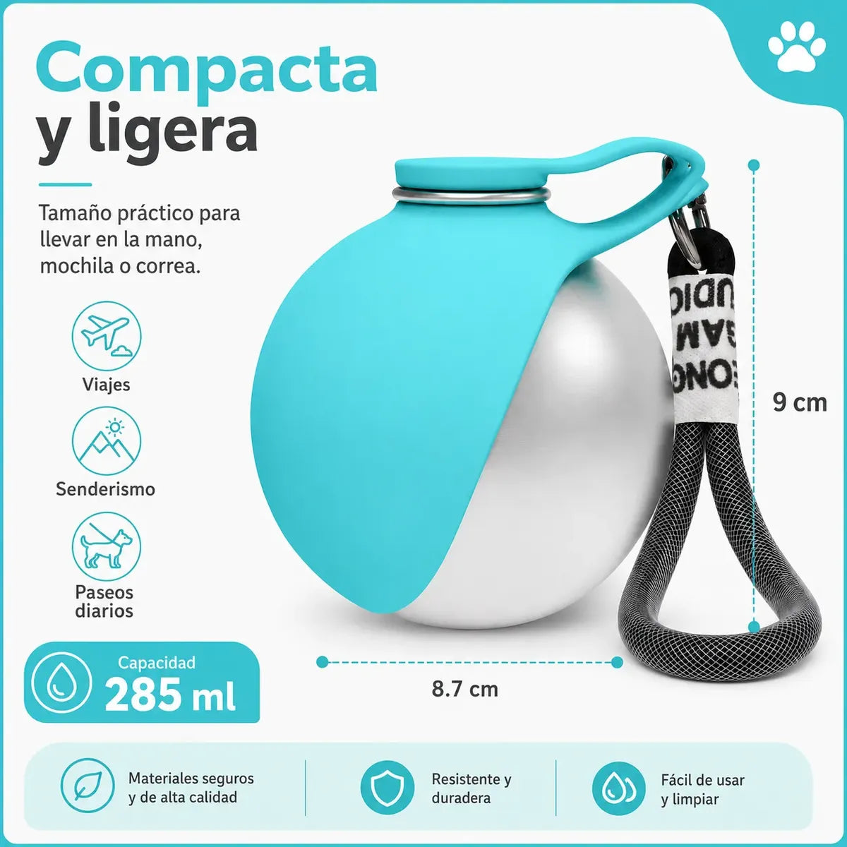 PetGo™ — Bebedero Portátil 2 en 1 para Mascotas