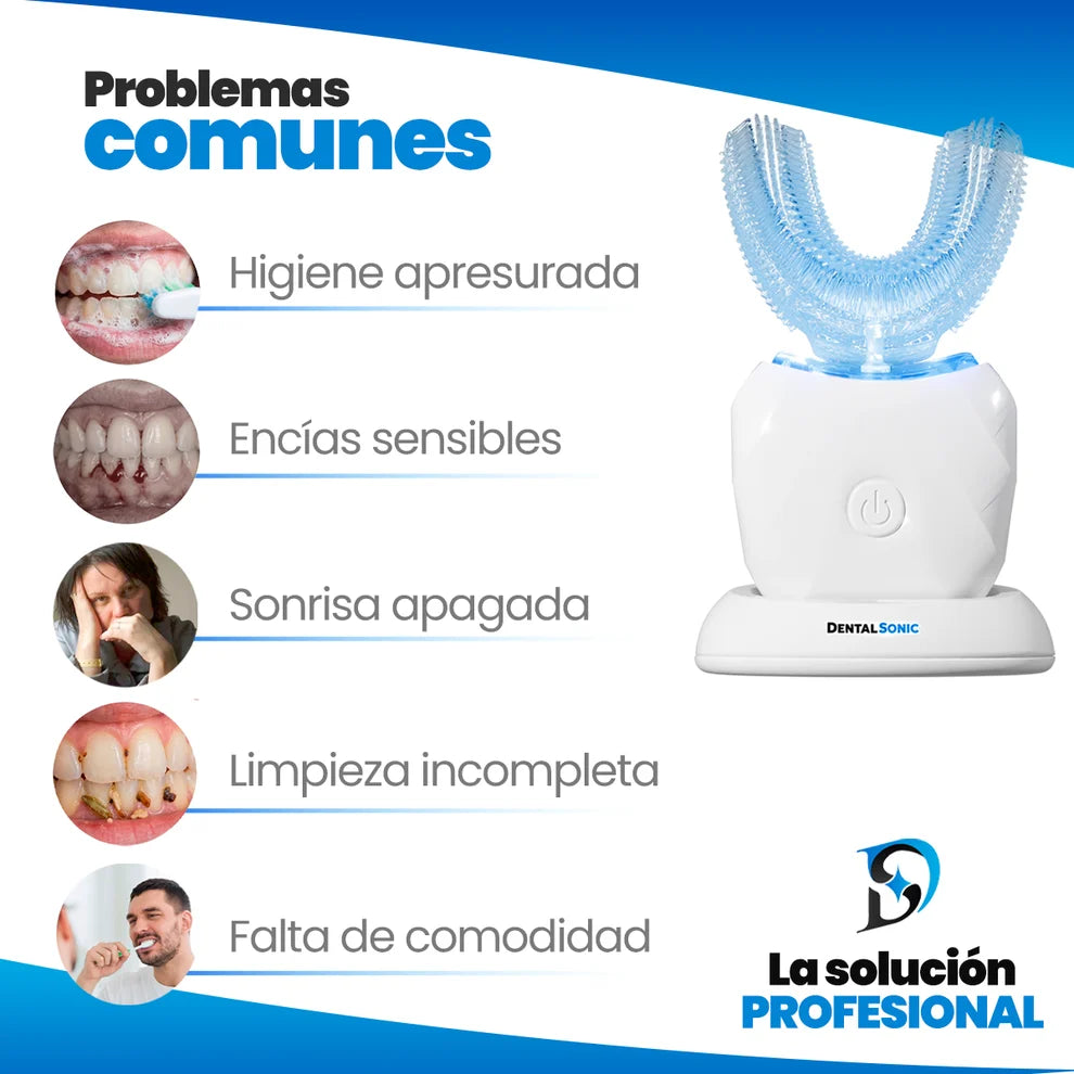 Cepillo Dental Sonic 360° Ultrasónico Blanqueador