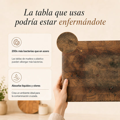 Tabla de Acero Inoxidable 304 (50x40)
