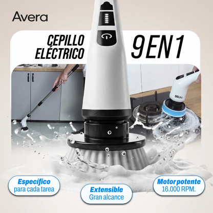 CleanPro™ | Cepillo Eléctrico 9 en 1